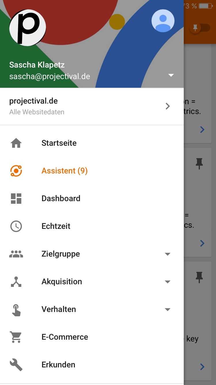 Google Analytics Assistent 1