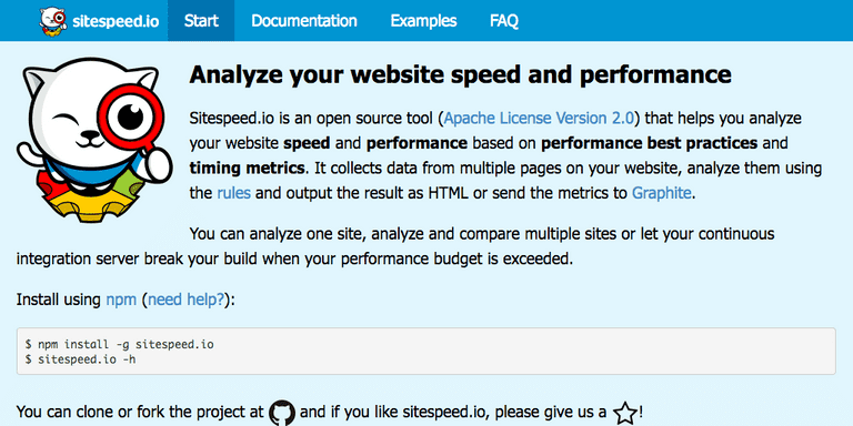 Sitespeed.io